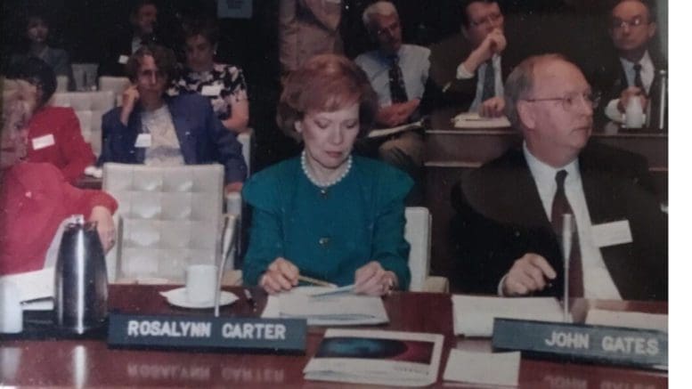 Rosalynn Carter and John Gates