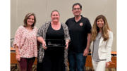 Photo: Council of Magistrate Court Judges Awards Committee Chair Judge Heather Culpepper (Chief Magistrate of Irwin County), Judge Kasper, Judge Murphy, CMCJ Awards Committee Vice-Chair Judge Ashley Drake (Fulton County)