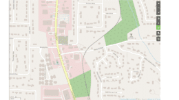Map of Canton and Libery Hill roads