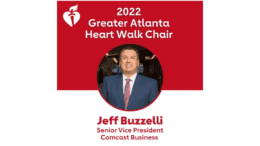 Jeff Buzzelli with text "2022 Greater Atlanta Heart Walk Chair"