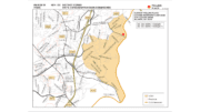 The county map of the Vinings 04 precint roughly bounded by South Atlanta Road, Paces Ferry Road, Cumberland Parkway, and the Chattahoochee River