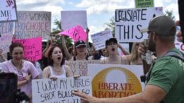 Georgia’s coming fetal personhood law will likely have unpredictable legal ramifications. Photo: Abortion protest in Atlanta May 14, 2022. Ross Williams/Georgia Recorder
