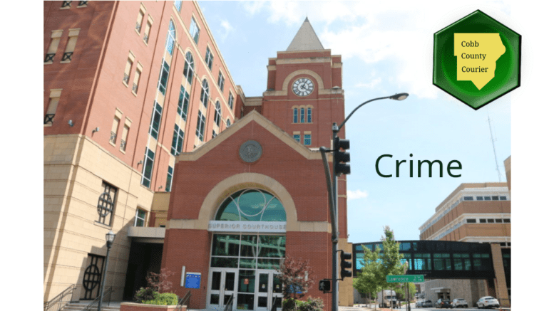 Cobb Superior Court with Cobb County Courier logo