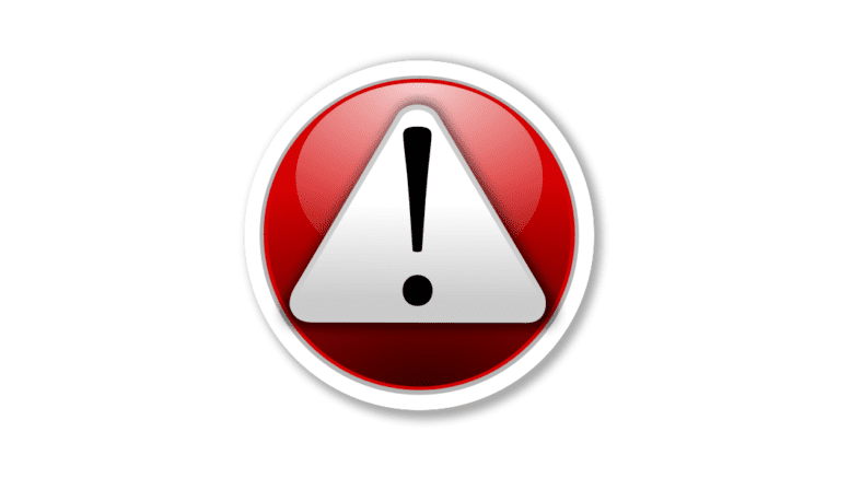 a generic alert symbol, exclamation mark in a triangle