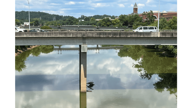 Bridge over river in Rome GA