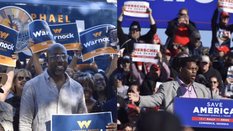 Both Republican Herschel Walker and Democratic Sen. Raphael Warnock have agreed to a place and time for a debate ahead of the November election, just not at the same place and time. Ross Williams/Georgia Recorder