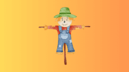 Painting of a scarecrow