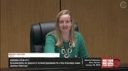 Screenshot of Cobb school board member Becky Sayler