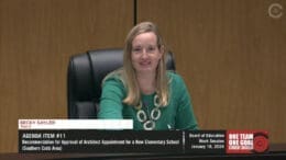 Screenshot of Cobb school board member Becky Sayler