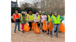 Cleanup at the Concord Covered Bridge