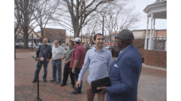 Six speakers at a Cobb Immigration Alliance