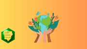 hands holding up the Earth