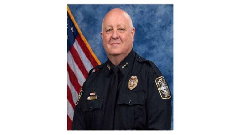 Marietta Police Chief David Beam in uniform