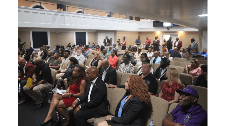 Audience seated at Cobb Board of Commissioners candidate forum