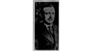 Grainy photo of alleged forger Horace C. Gray from a 1910 newspaper