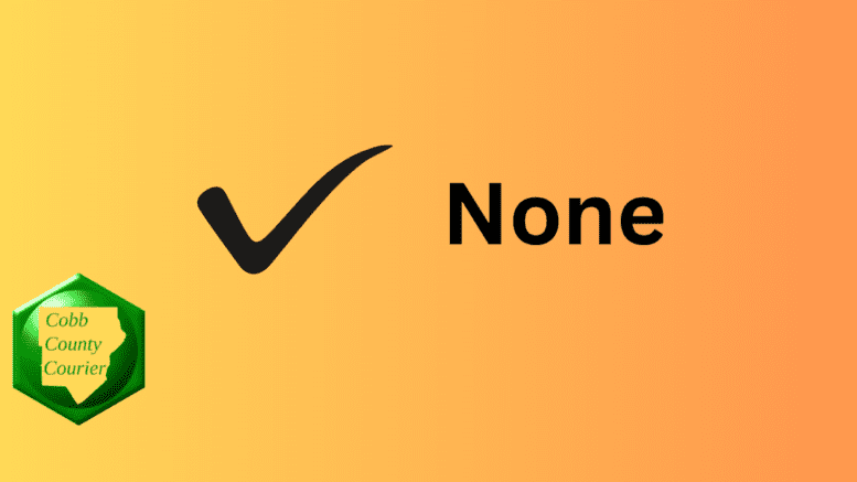 A checkmark next to the word "none"