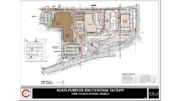 The site map of Cobb County School District's event center