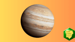 A drawing of the planet Jupiter