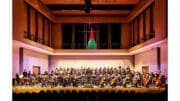 Kennesaw State University's holiday performers from the Bailey School of Music, a large orchestra and chorus