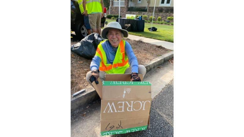 Keep Smyrna Beautiful volunteer Maria Shiung