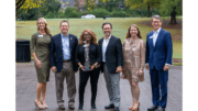 Group photo from the Smyrna Council COTY ceremony: (l to r): Betsy Madrerohon of Capital City Bank, Derek Norton the Mayor of Smyrna, Rose Diggs the 2024 Smyrna Citizen of the Year, Andrew Walker 2024 Smyrna Area Council Director, Michele Howard of the Cobb Chamber, and Ron King of Capital City Bank