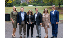 Group photo from the Smyrna Council COTY ceremony: (l to r): Betsy Madrerohon of Capital City Bank, Derek Norton the Mayor of Smyrna, Rose Diggs the 2024 Smyrna Citizen of the Year, Andrew Walker 2024 Smyrna Area Council Director, Michele Howard of the Cobb Chamber, and Ron King of Capital City Bank