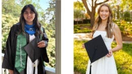 Literature and World languages double major Lily Gauntt and nursing major Elizabeth "Liz" Williams