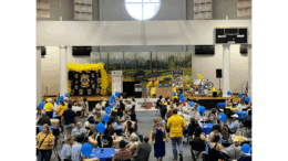 Crowd shot of the Atlanta Latino Lions Club bingo fundraiser