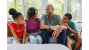 Jason Esteves and his family