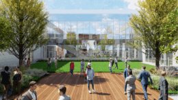 Rendering of the plans for the Cobb Galleria courtyard