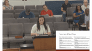 Screenshot of presentation at Kennesaw council meeting