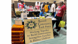 Austell Community Task Force booth at back to school jam
