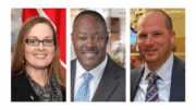 Headshots of Deana Ray Bishop, Clinton Dye, III, “Tres”, and Jeremy Story
