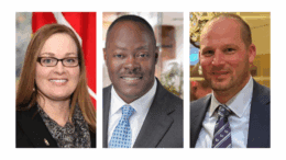 Headshots of Deana Ray Bishop, Clinton Dye, III, “Tres”, and Jeremy Story