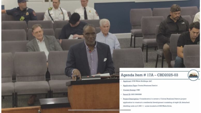 Darryl Simmons speaks at Kennesaw City Council meeting