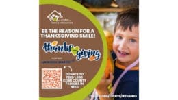 Annual Thanks for Giving program poster