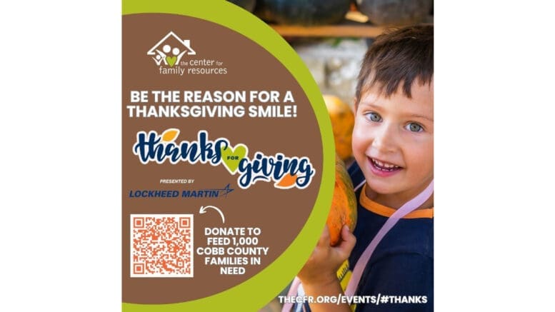 Annual Thanks for Giving program poster