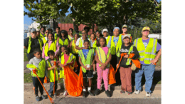 Group photo from Mableton District 2 litter cleanup