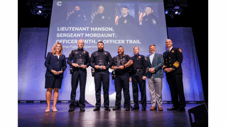 Group photo from Chamber's public safety luncheon