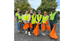 Group photo from the Mableton District 5 cleanup