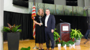 Tracy Styf, 2025 Smyrna Citizen of the Year, Derek Norton, Mayor of Smyrna