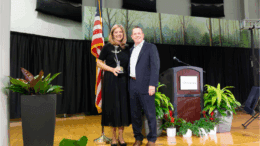 Tracy Styf, 2025 Smyrna Citizen of the Year, Derek Norton, Mayor of Smyrna