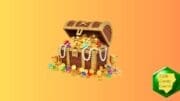 Pirate chest of gold and other treasures
