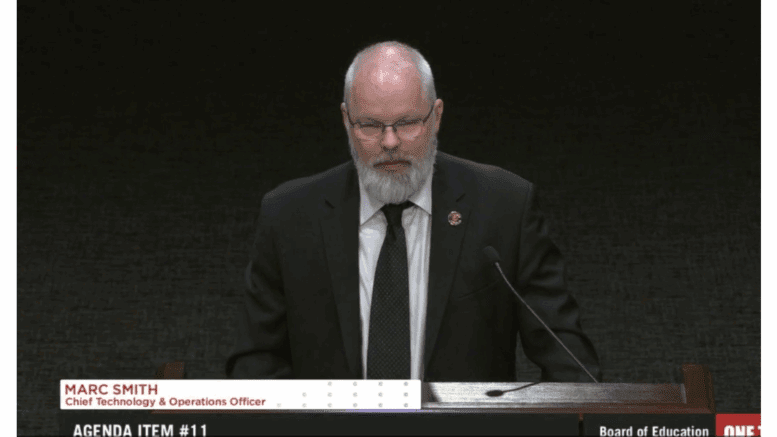 Marc Smith speaking before Cobb County Board of Elections