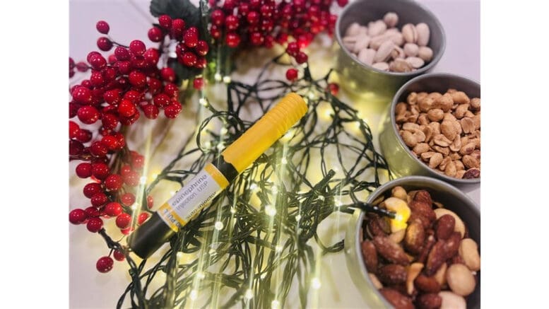 Various foods with an EpiPen