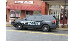 A Powder Spring Police Department SUV