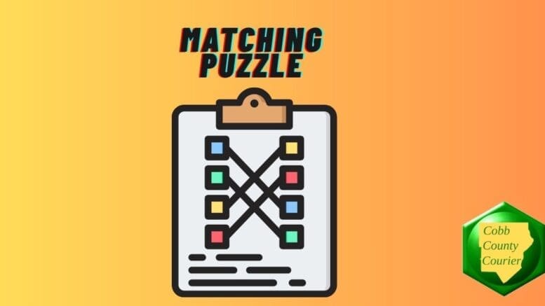 Image of a clipboard with the label Matching Puzzle