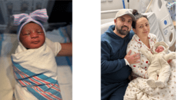 The first two babies born in Wellstar Health System hospitals