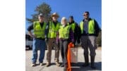Group shot of volunteers who did cleanup on Old Alabama and Cardell roads