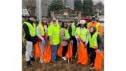 Group photo from the Walden Crossing HOA MLK Day litter cleanup